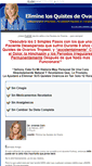Mobile Screenshot of eliminelosquistesdeovario.com