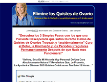 Tablet Screenshot of eliminelosquistesdeovario.com